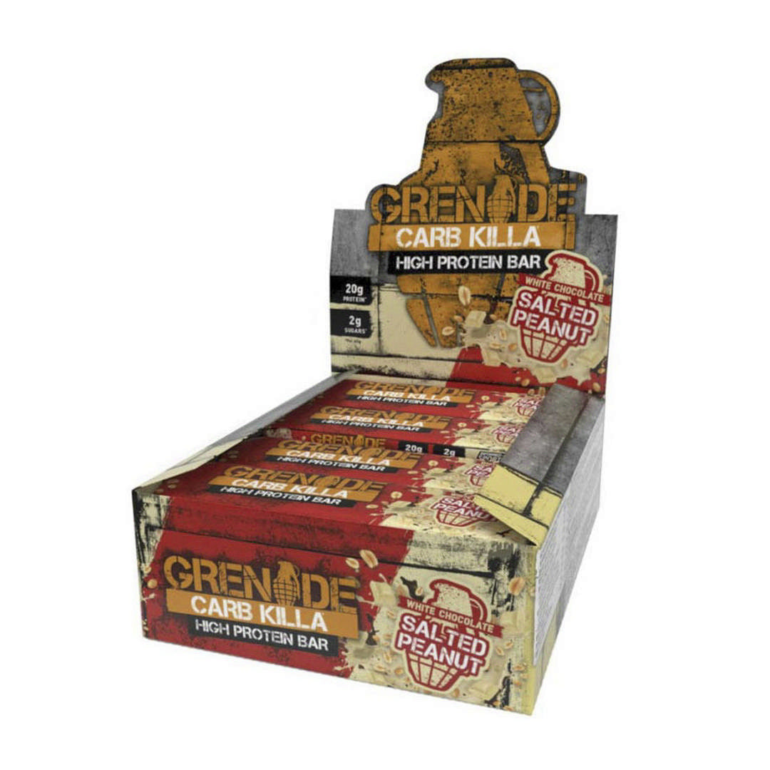Grenade CARB KILLA Bars BOX - White Chocolate Salted Peanut