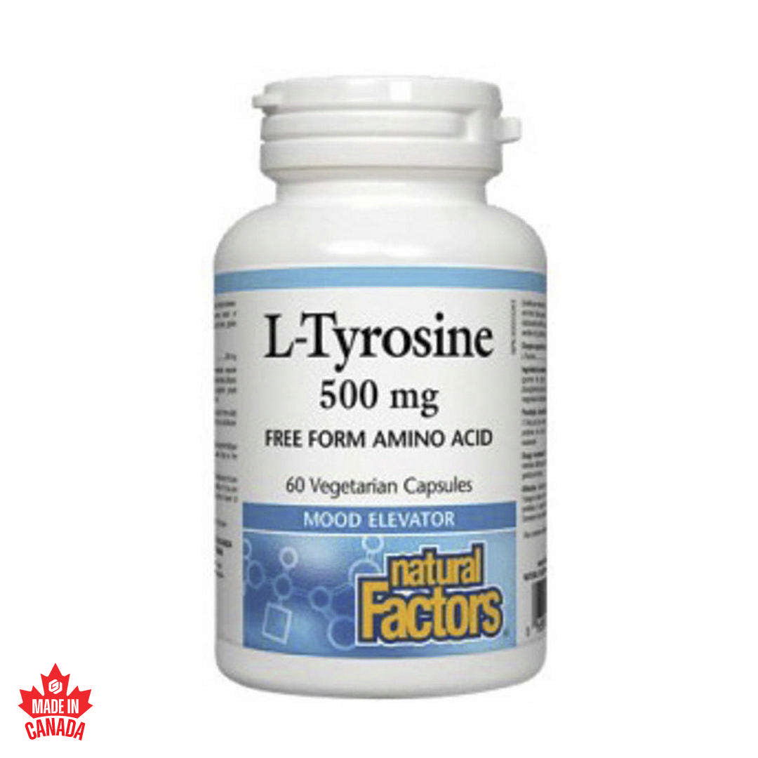 Natural Factors L-Tyrosine 500mg 60 Caps