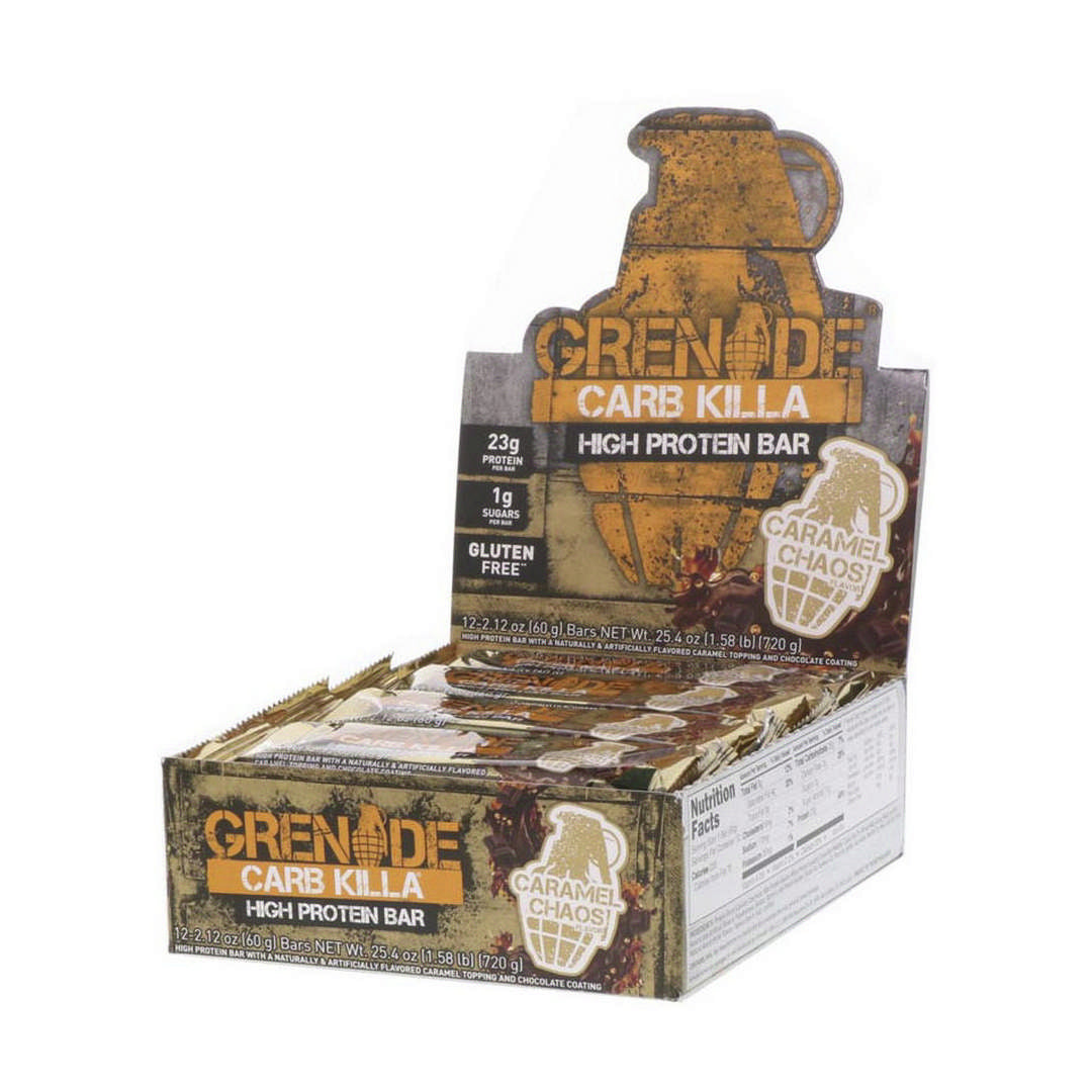 Grenade CARB KILLA Bars BOX - Caramel Chaos