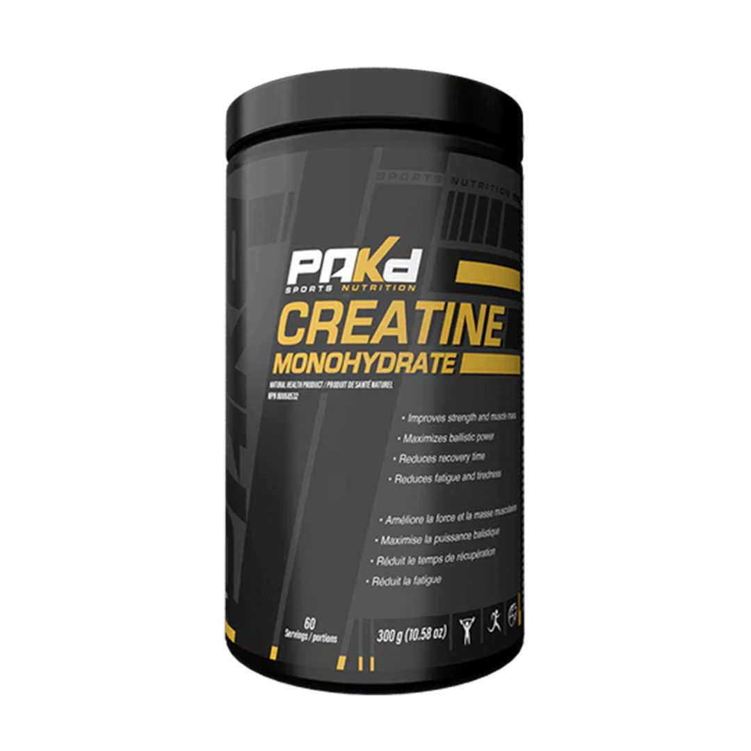 PAKd Micronized Creatine Monohydrate 300g - 60 Servings