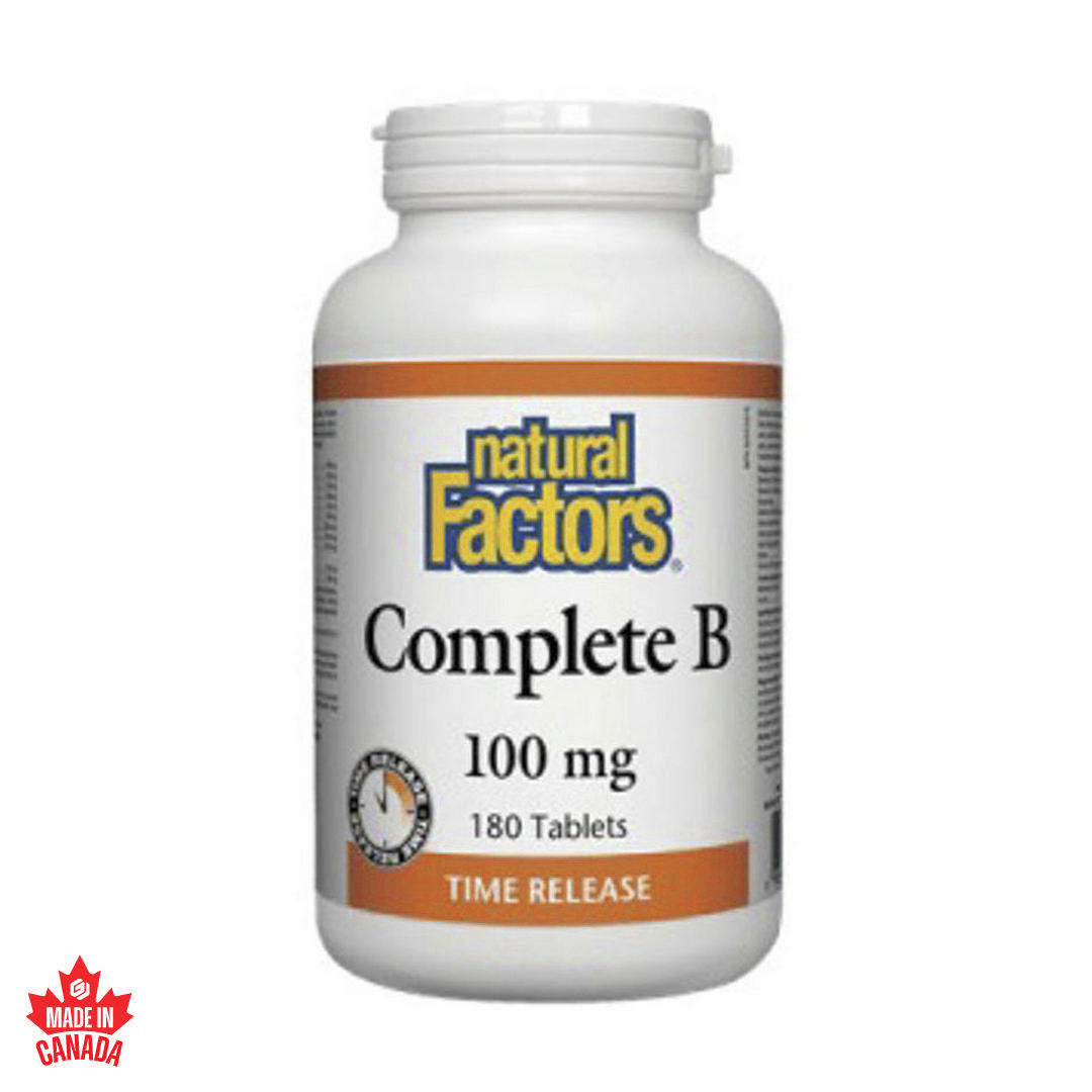Natural Factors Complete B Vitamin 100mg 90 Tabs