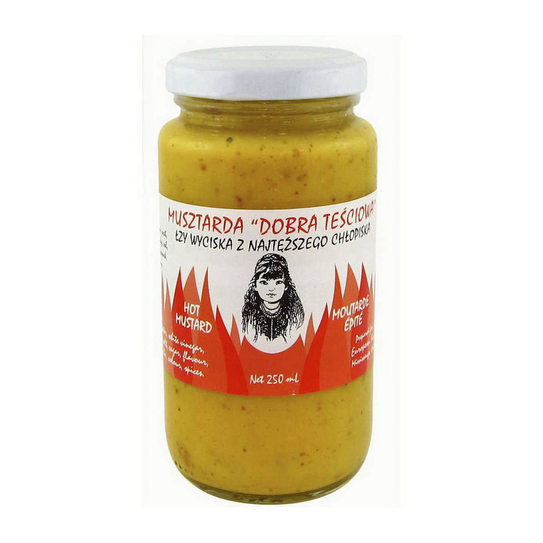 Babci Mustard HOT 250mL - Dobra Tesciowa